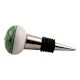 Green Loop Ceramic Wine Stopper (Pack Of One Piece)